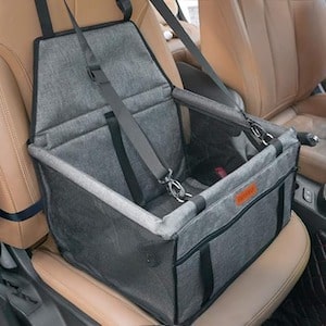 SWIHELP Pet Car Booster Seat Travel Carrier Cage