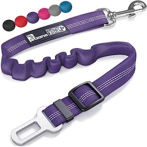 Seat Belt for dogs with Anti shock Bungee Buffer