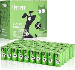 PET N PET 1080 Counts Dog Poo Bags
