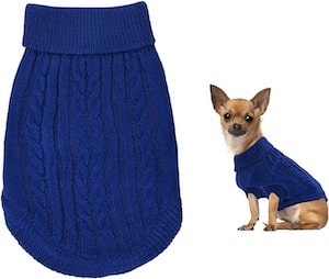 Small Dog Jumper Warm Puppy Sweater for Small Dogs