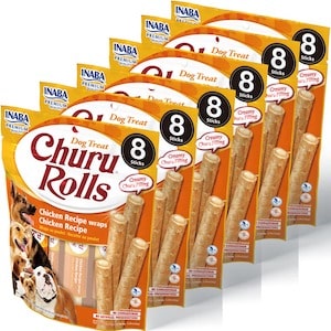 Churu Rolls by INABA Dog Treat - Chicken & Salmon Flavour