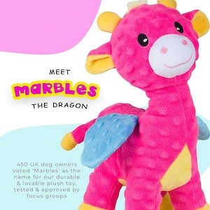Purrfects Marbles The Dragon, Dog Toy Plush