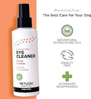 PETUCHI Eye Cleaner for Dogs