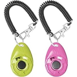 Acehome Dog Training Clicker with Wrist Strap