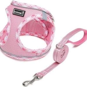 DORAMIO Step-in Dog Harness and Leash Set